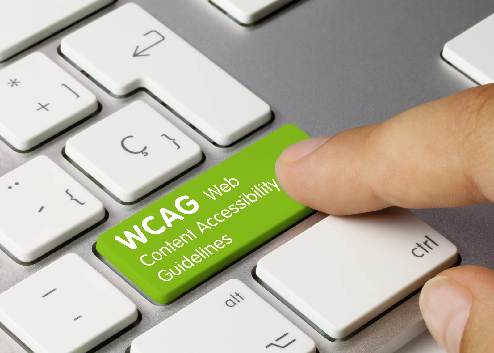Illustration referencing WCAG web accessibility guidelines